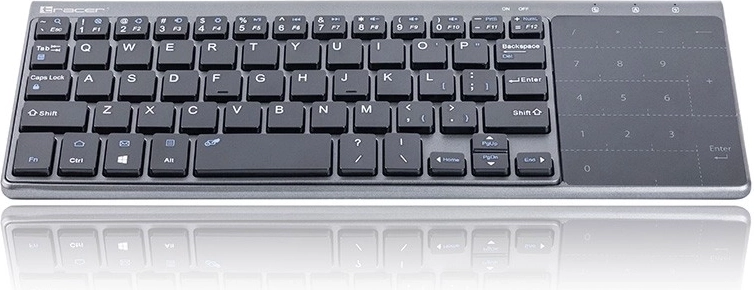 Escritura elegante y silenciosa con teclas multimedia