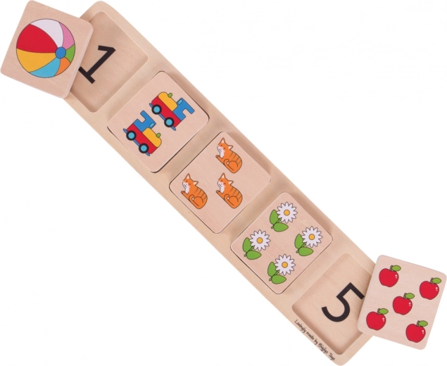 Conteo del 1 al 5 jugando