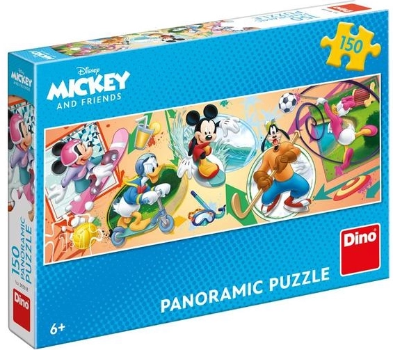 Colorida escena deportiva con MICKEY y sus amigos
