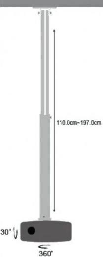 Altura ajustable 110–190 cm