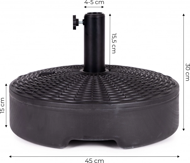 Relleno de agua fácil para mayor estabilidad