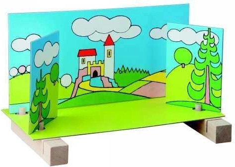 Decorados dobles con motivo de castillo