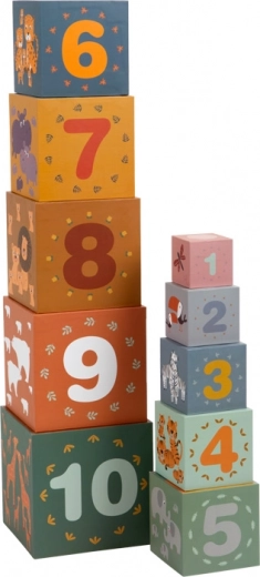 De forma lúdica hacia los números 1–10 y los animales