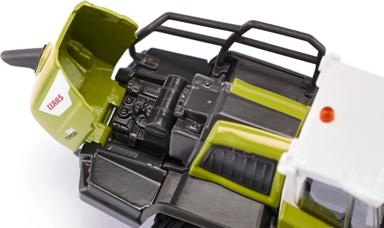 Capó abatible y dirección articulada