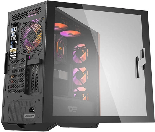 Panel lateral transparente de vidrio templado