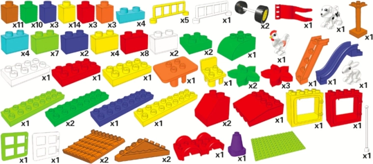 Compatible con LEGO DUPLO y JUNIOR