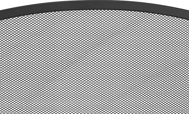 Malla de acero resistente y negro mate