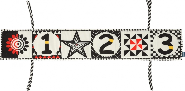 Protector acolchado seguro para la cuna