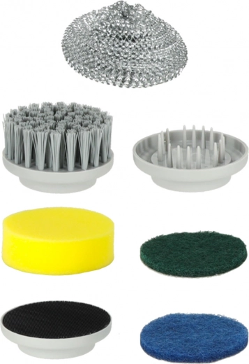 Cinco accesorios intercambiables 5 en 1