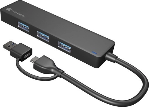 Conexión dual USB‑C/USB‑A