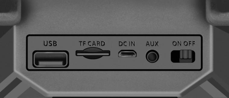 Música desde múltiples fuentes: USB, MicroSD y AUX