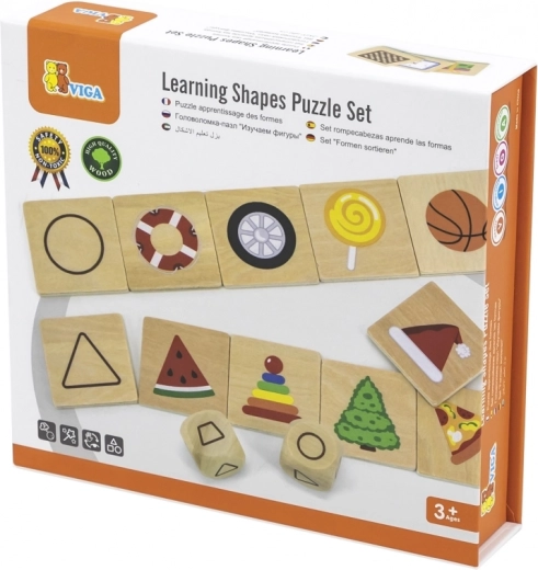 Juguete colorido para aprender formas