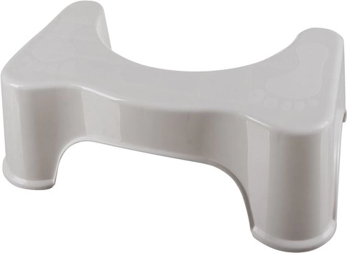 Postura natural en cuclillas para una evacuación más fácil