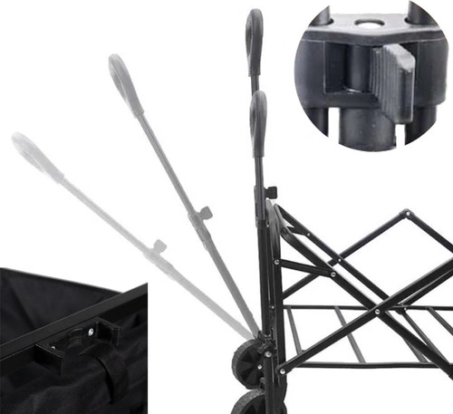 Asa extensible y ergonómica con bloqueo