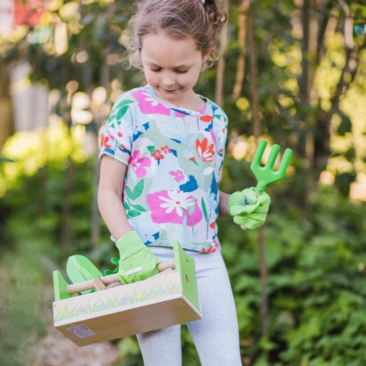 Equipamiento completo de jardinería infantil