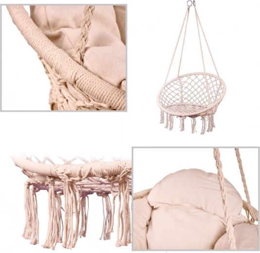 Trenzado estiloso y flecos para interior y exterior