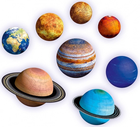 Modelo completo de ocho planetas