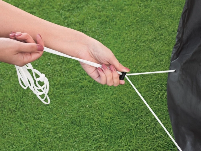 Fijación segura mediante cuerdas