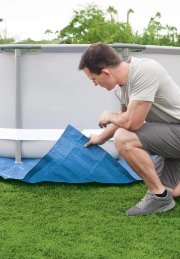 Protección fiable del fondo de la piscina