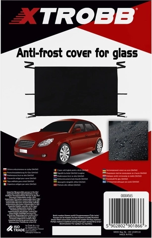 Protección del vidrio todo el año sin rascar