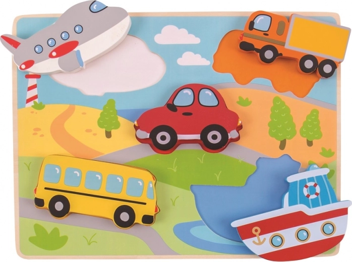 Aprender jugando con medios de transporte