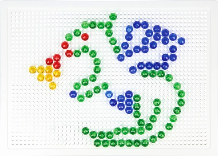 260 clavijas transparentes para una creación sin fin