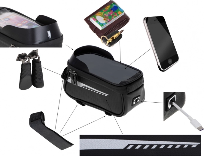 Ventana transparente para teléfono