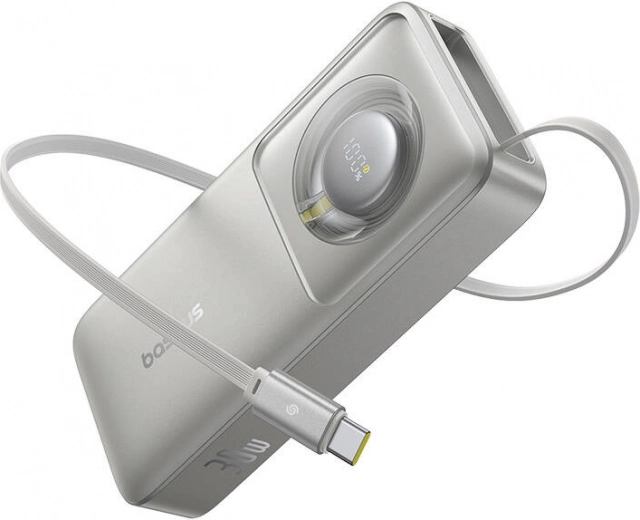 Cable USB‑C retráctil siempre a mano