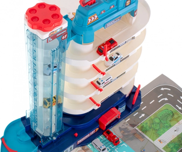 Ascensor eléctrico con luces