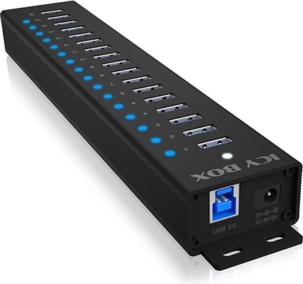 16 puertos de datos USB 3.2 Gen 1