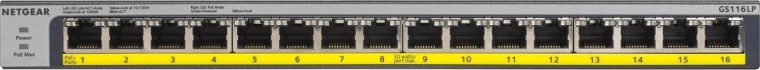 16× Gigabit PoE+ con potencia de hasta 183 W