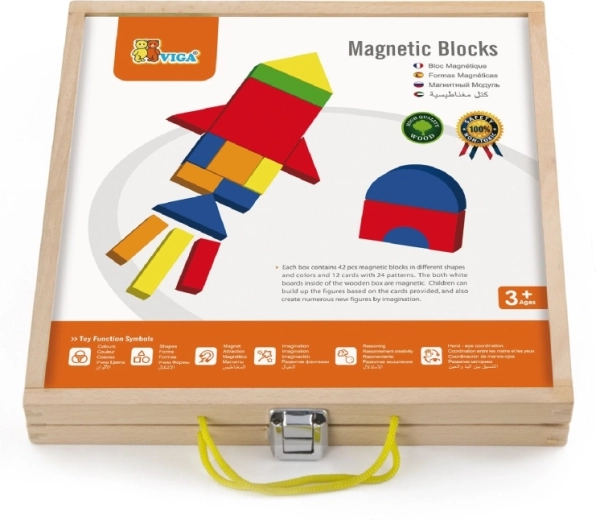 Pizarra magnética de doble cara en maletín