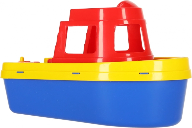 Un barco que flota y moldea