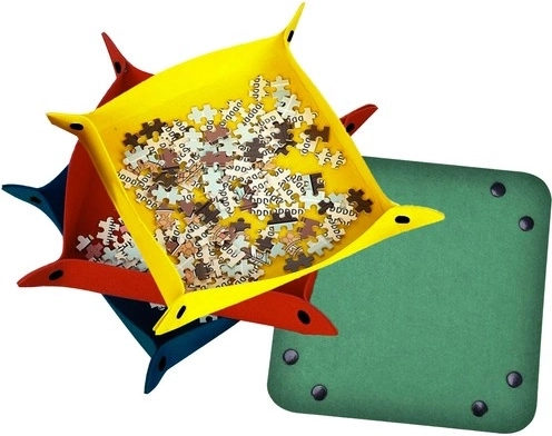 Cuatro bolsillos para puzzles