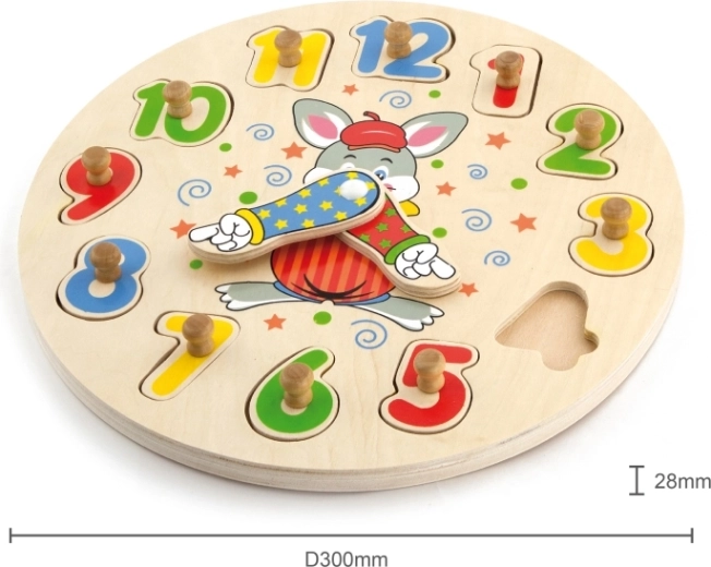 Gran y clara medida: 30 cm de diámetro