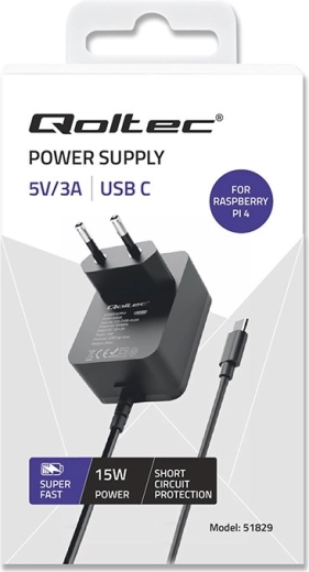 Alimentación estable de 15 W para Raspberry Pi 4