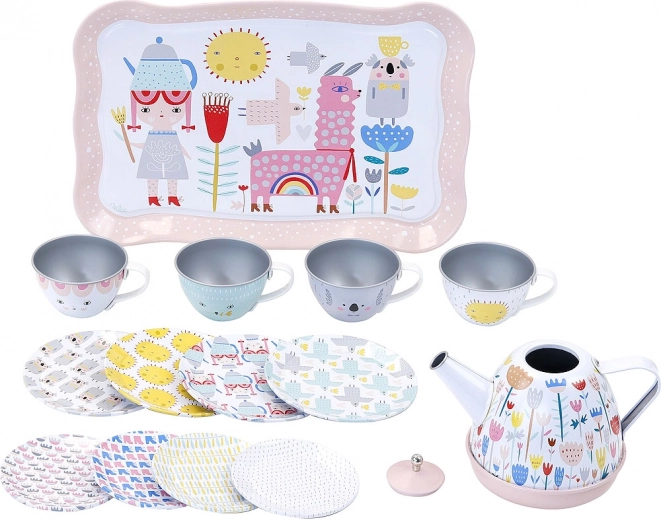 Resistente set metálico de 14 piezas