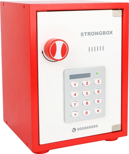 Caja fuerte interactiva con código y dial