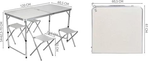 Diseño plegable tipo maletín