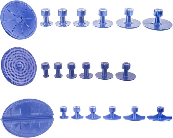 18 adaptadores intercambiables para distintos tipos de daños