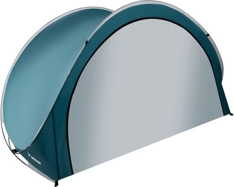 Entrada con cierre de doble cremallera