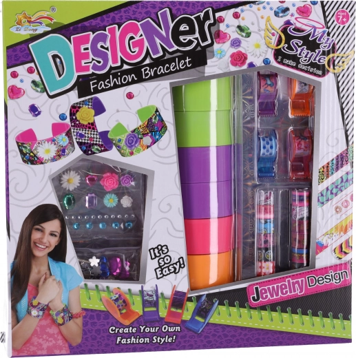 Gomas de colores y adornos para bisutería