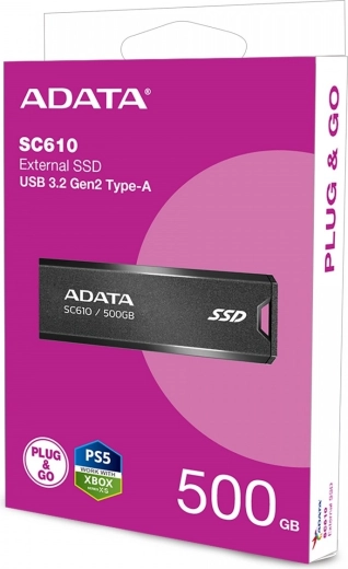 Rendimiento USB 3.2 Gen2 hasta 550/500 MB/s