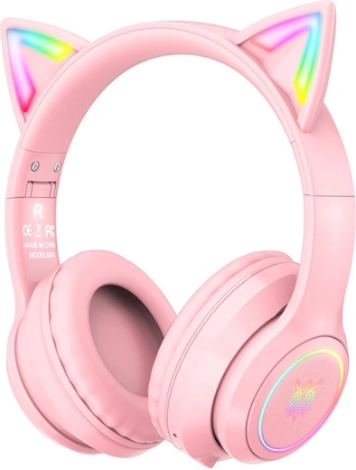 Orejas de gato RGB que brillan
