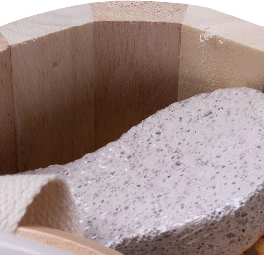 Exfoliación y masaje para estimular la circulación de la piel