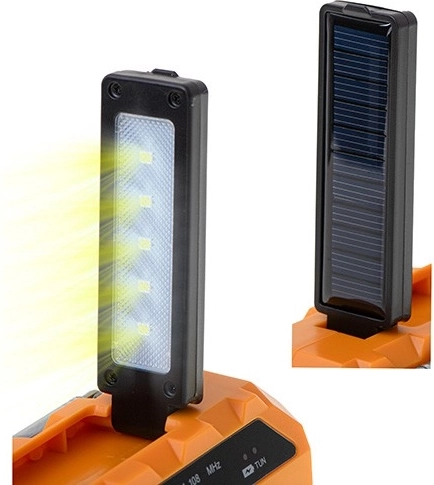 Linterna LED y alarma SOS para mayor seguridad