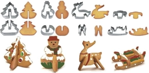 Crea impresionantes galletas navideñas 3D