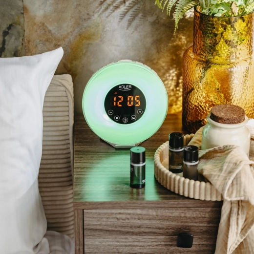 Modo nocturno e iluminación en color