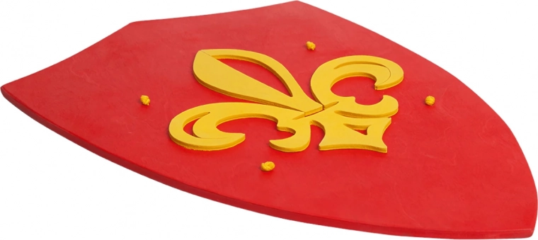 Auténtico escudo de armas ANJOU