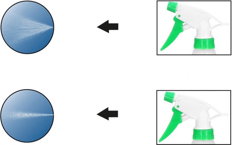 Chorro ajustable para distintas necesidades